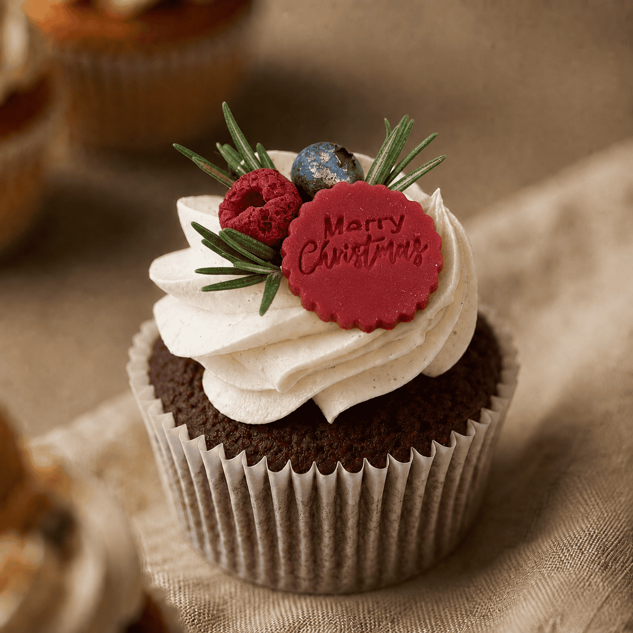 delux kerst cupcake