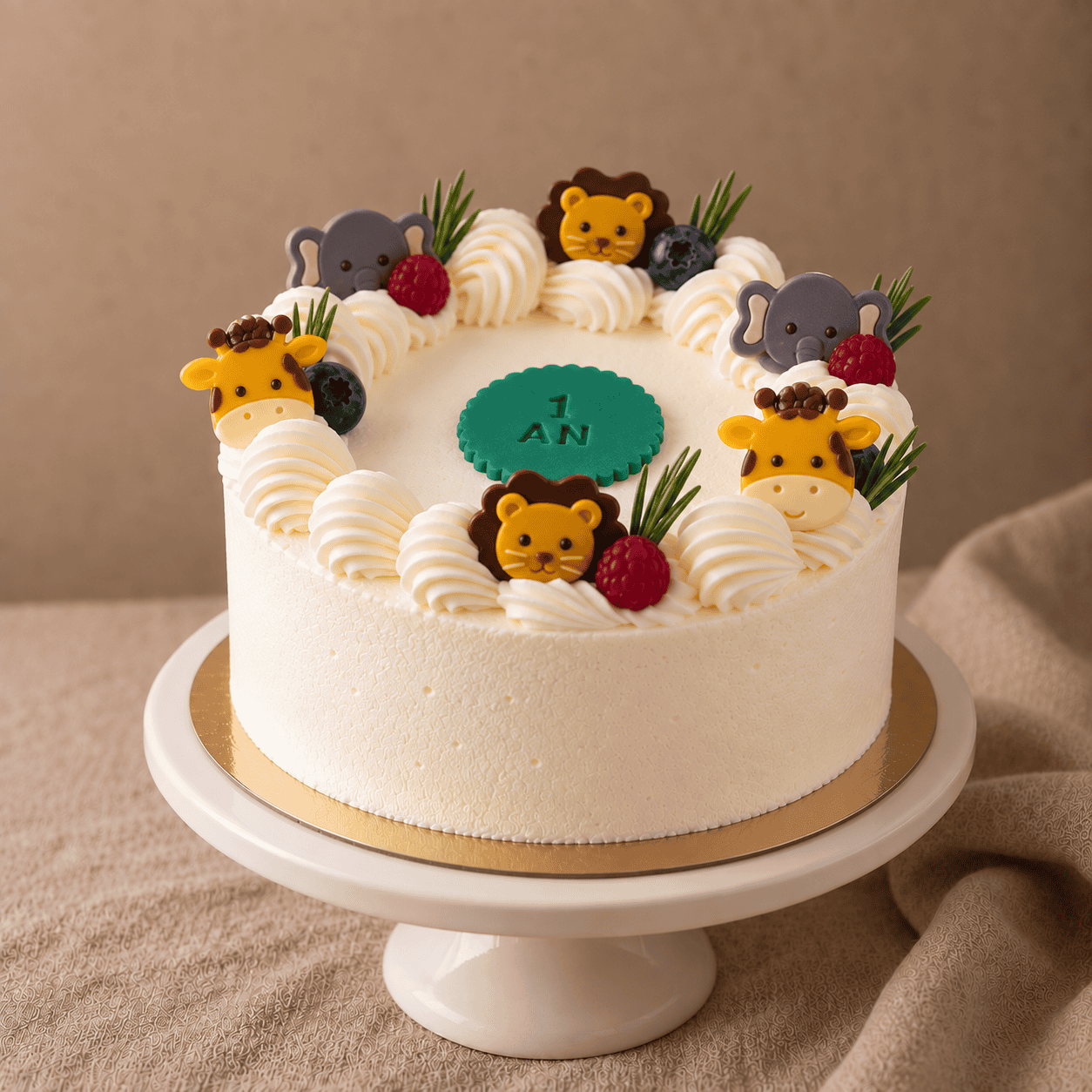 Jungle dieren taart - Afbeelding 3