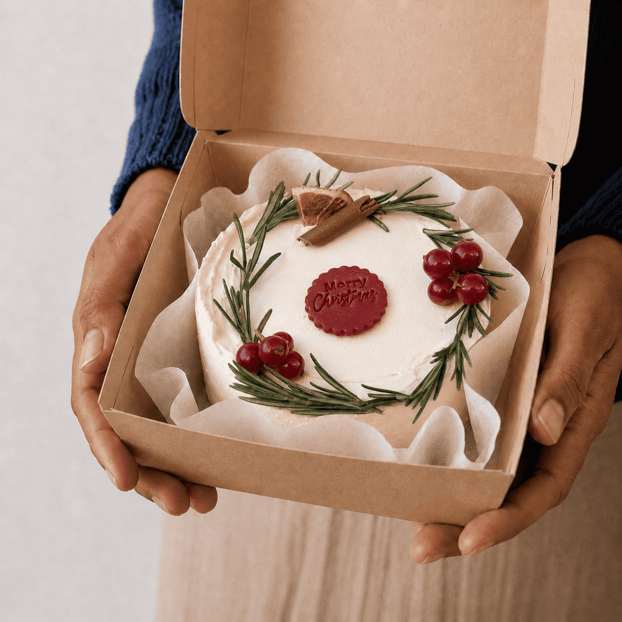 kerst bento delux met tekst vegan-glutenvri