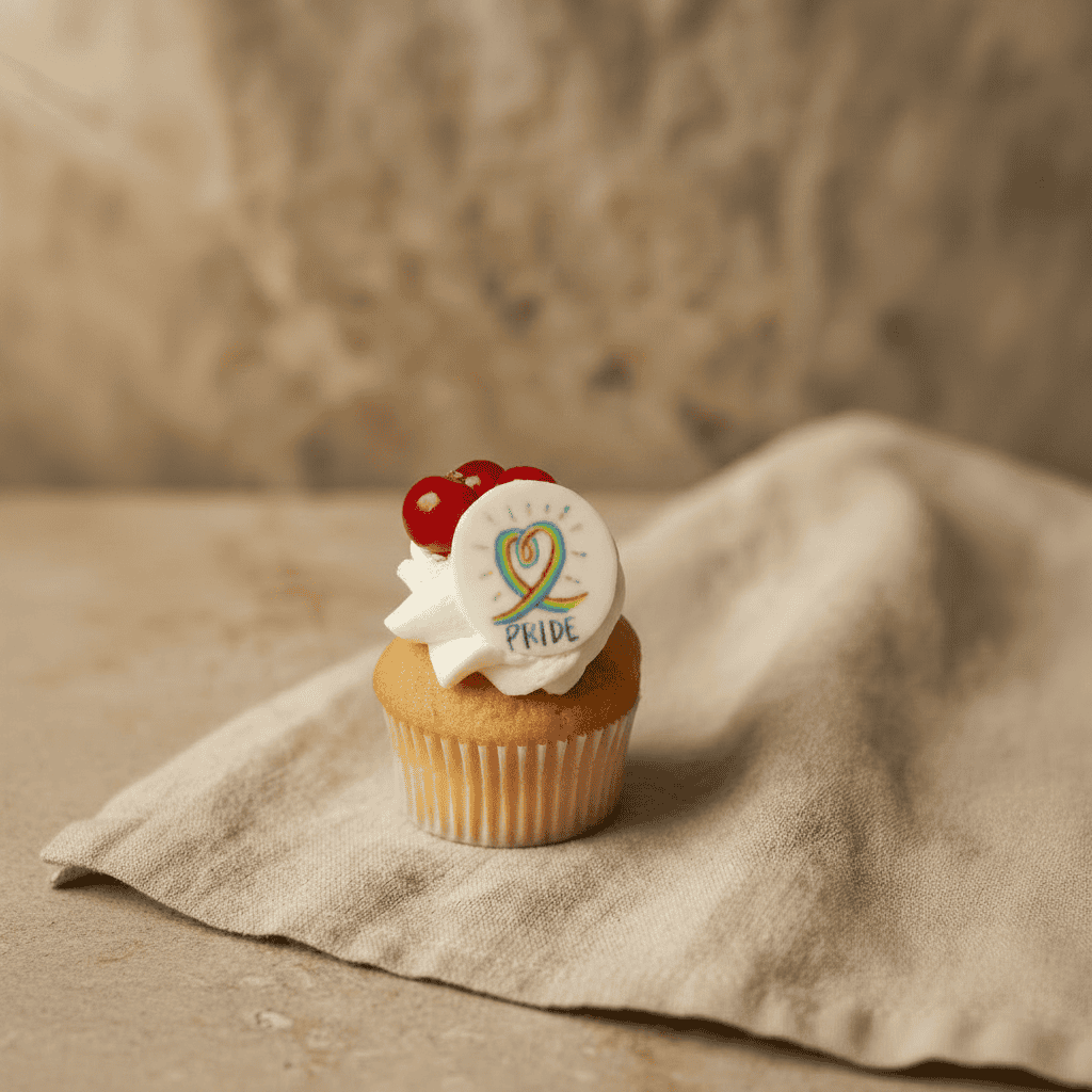 Pride Month cupcakes mini