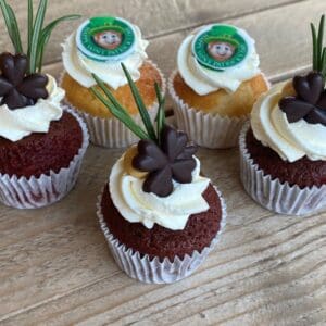 St Patrick's Day mini cupcake set