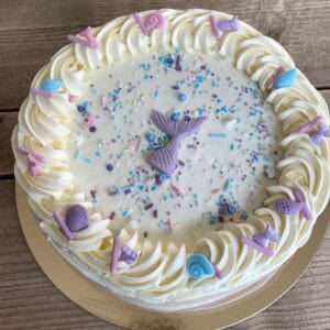 Vegan & glutenvrije Mermaid taart