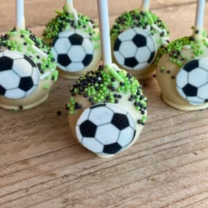 Voetbal cakepop