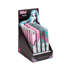 Anime-themed Hatsune Miku nail files for nail art and decoration.