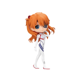 Anime figurine of Anya Forger from Spy X Family with orange hair and eye patch.