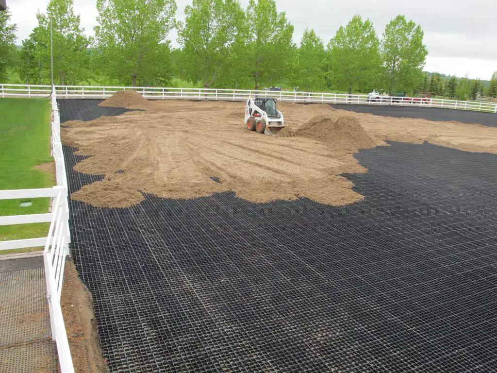 تثبيت الممرات ومسارات الحدائق باستخدام خلايا HDPE لحبس التربة ومكافحة التعرية وتنسيق المواقع
