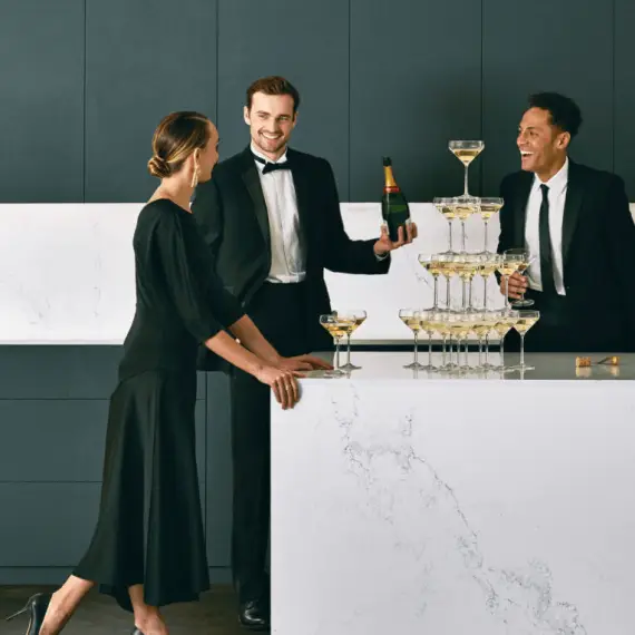 Empira White, quartz kitchen countertop, countertop