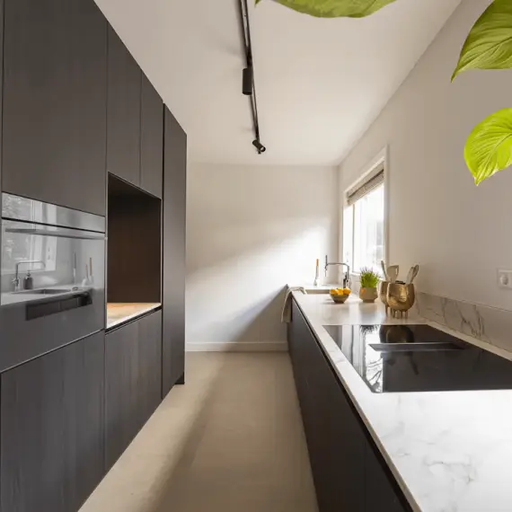 Entzo, sintered stone, kitchen countertop