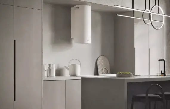 Gris Neve, quartz kitchen countertop, countertop