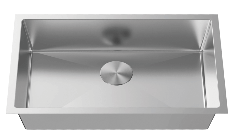 Hive, Single Bowl Stainless Steel Sink, Handmade
