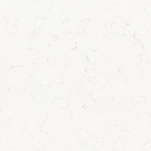 Sample of Miami Vena countertop in Silestone Nebula with a pure white base, light veined tones, and a soft suede finish.