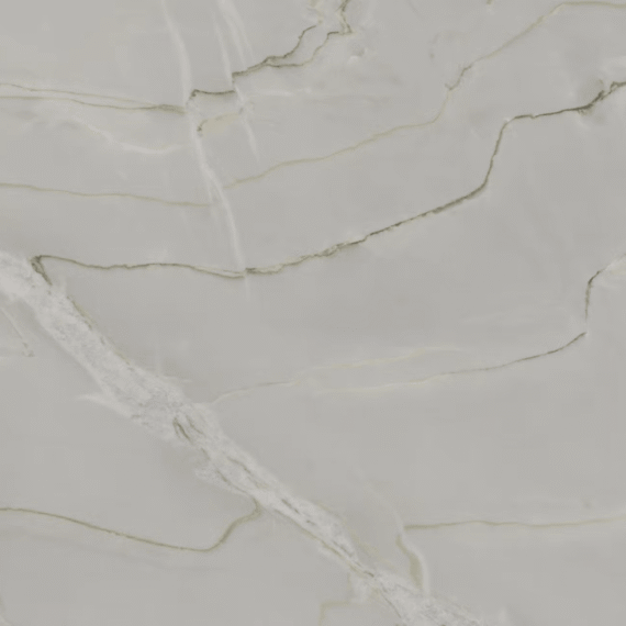 Bianco Superiore quartzite stone sample available at Arlington Marble showroom in Fort Worth, TX.
