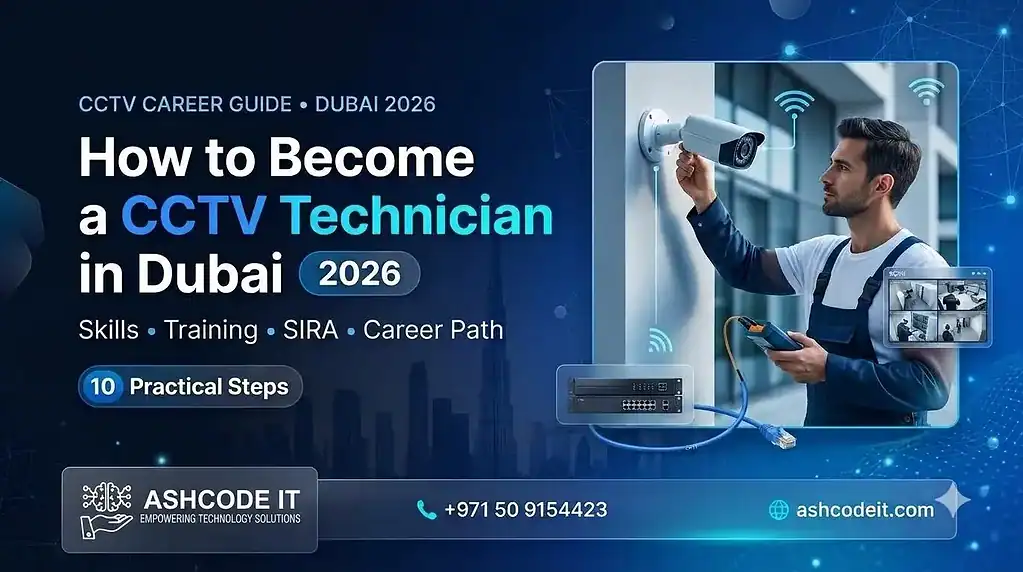 How to Become a CCTV Technician in Dubai (2026)