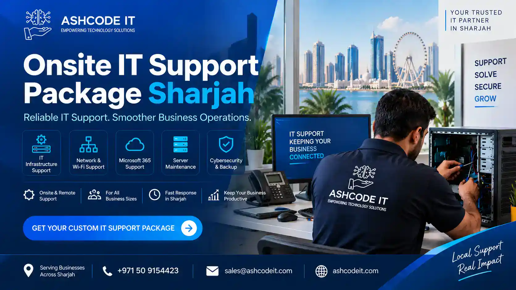 Onsite IT Support Package Sharjah