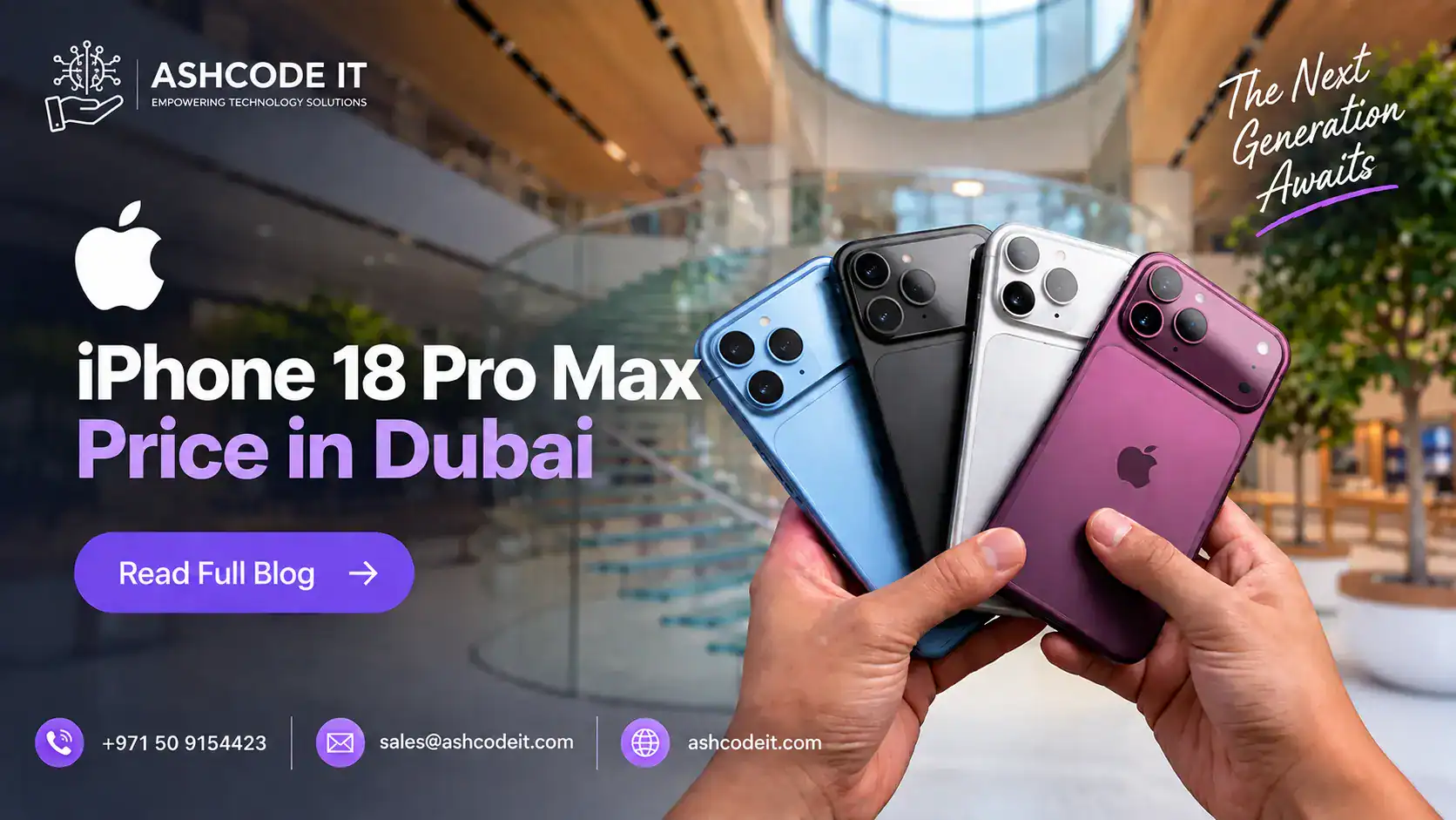 iPhone 18 Pro Max Price in Dubai