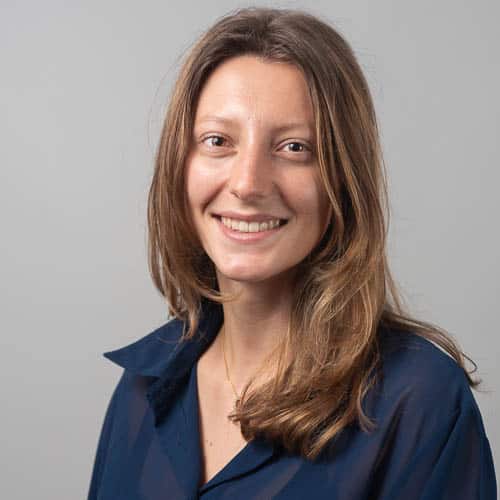Aliénor Sandt, osteopath at Ashgrove Health Clinic in Higham Ferrers, working to improve mobility and reduce discomfort.