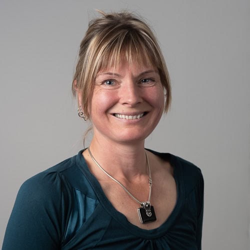 Claire Short, clinic founder and osteopath at Ashgrove Health Clinic in Higham Ferrers, combining leadership with patient care.