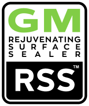 GM-RSS asphalt surface sealer application by Asphalt Systems Inc.