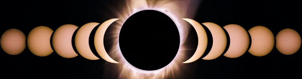 solar eclipse 3D wallpaper
