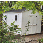 Single hung shed windows