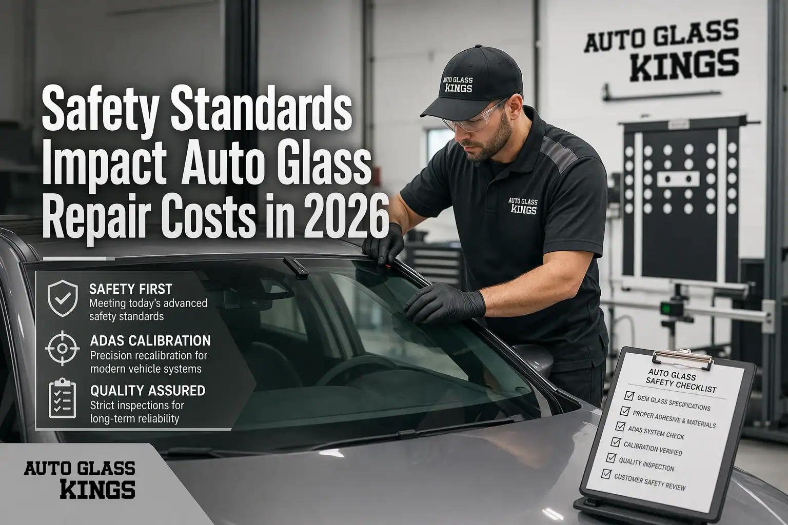 Featured image for “Safety Standards Impact Auto Glass Repair Costs in 2026”