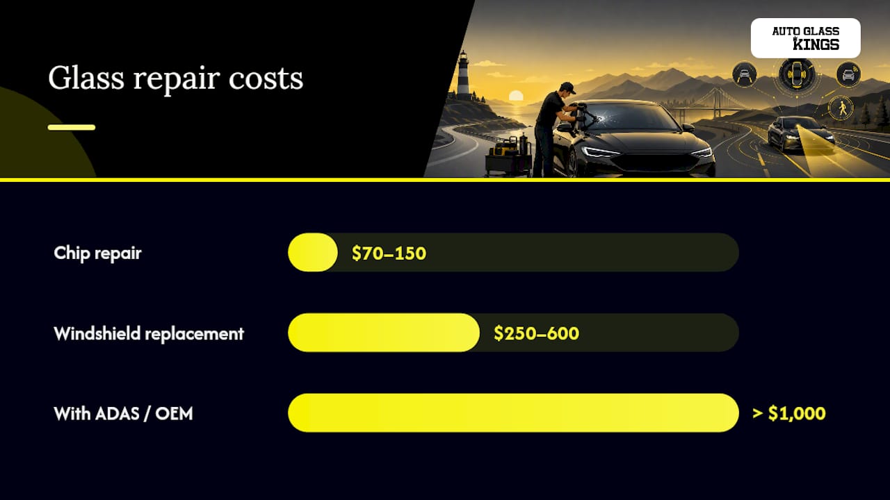 Cost comparison for glass repair and replacement