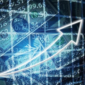 Digitale Finanzdaten mit wachsendem Sicherheitsfokus.