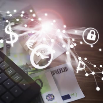 Digitale Finanzsicherheit und Cyber-Schutzmaßnahmen im B2B-Bereich.