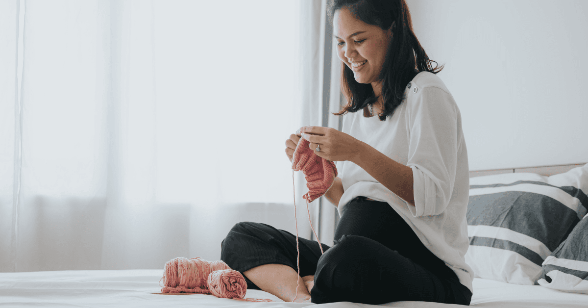 knitted baby clothes for photography