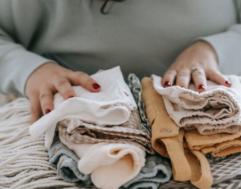 how to organize baby clothes