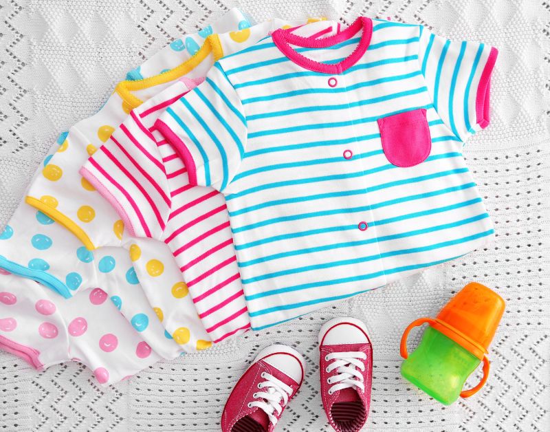how to fold baby clothes
