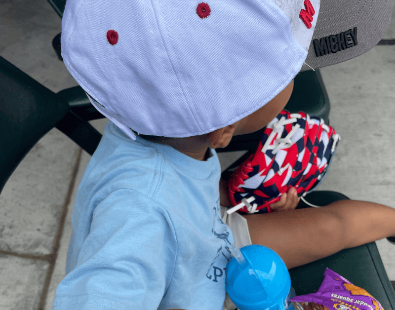 A Braves Game with our Toddler at Truist Park braves game with our toddler