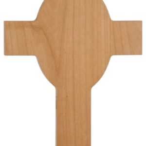 8" x 13 5/8" Red Alder Cross