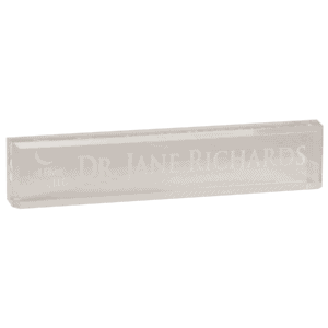 8" x 2" Acrylic Desk Wedge