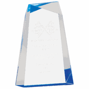 8" Facet Wedge Acrylic