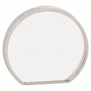 5" x 4 1/2" Clear Round Acrylic