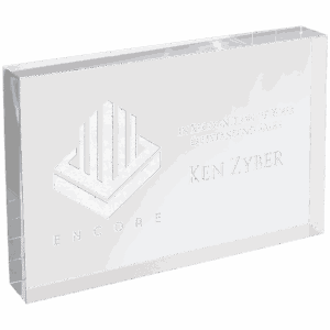4" X 6" Clear Rectangle Square Cut Acrylic