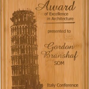 10 1/2" x 13" Bamboo Plaque