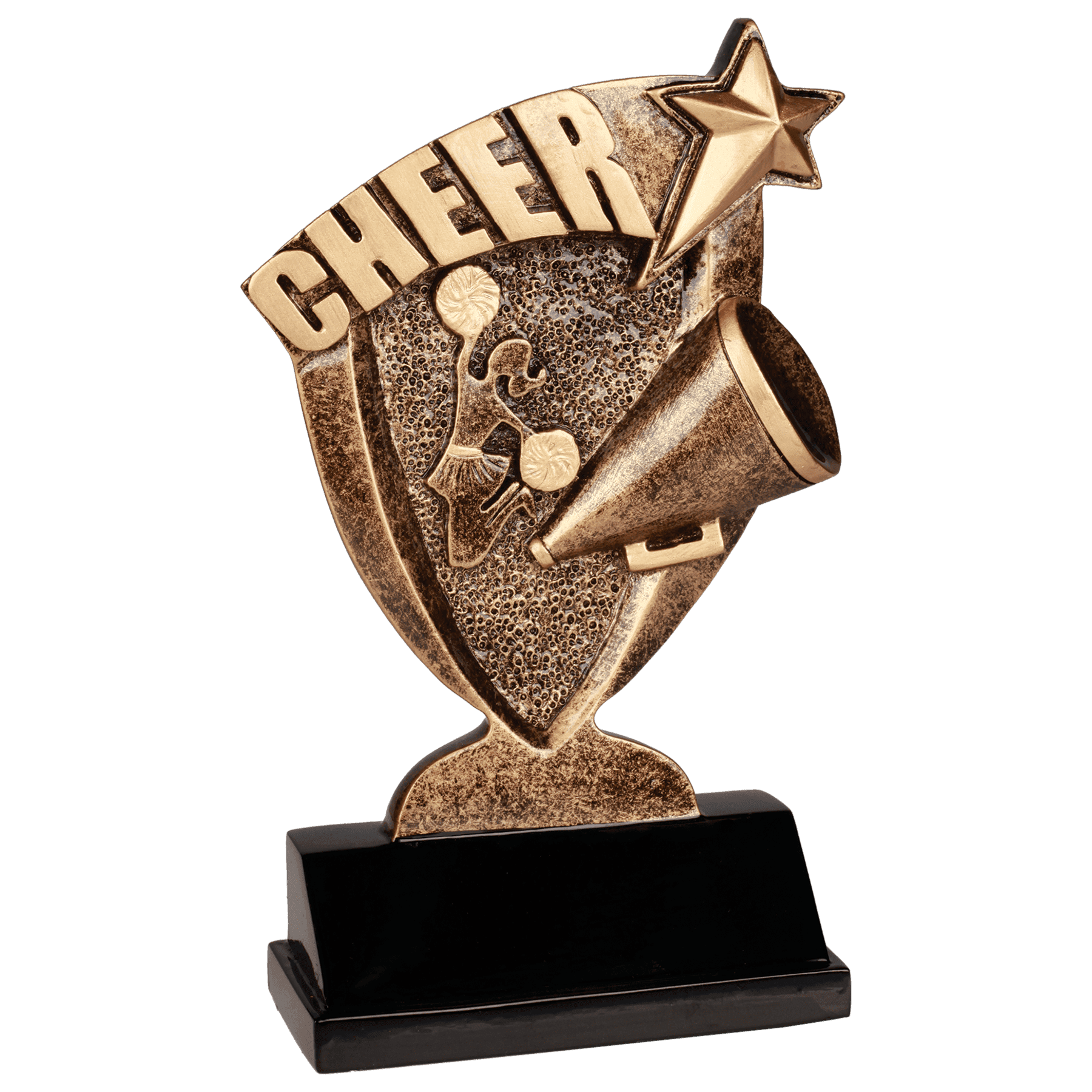 6" Cheer Broadcast Resin