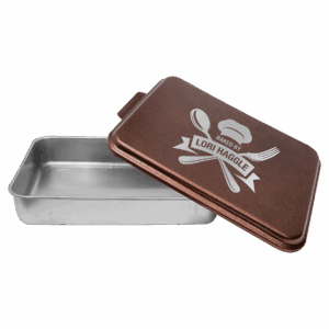 9" x 13" Aluminum Cake Pan with Copper Lid