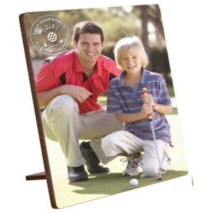 6" x 6" ChromaLuxe Hardboard Photo Panel with Kickstand