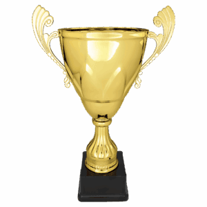 15" Completed Metal Cup on Plastic Base