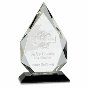 8" Diamond Crystal on Pedestal Base