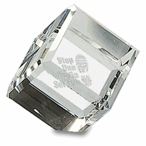 2" x 2" Crystal Cube