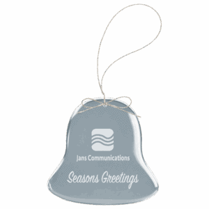 2 3/4" Crystal Bell Ornament