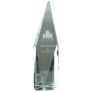 9 3/4" Crystal Diamond Tower