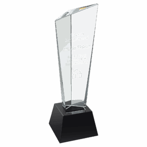 10" Crystal 3D Rising Peak