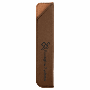 6 1/4" Laserable Leatherette Pen Sleeve