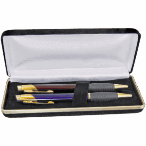 6 1/2" x 2 3/4" Black Velvet Pen Case (Case only, pen not included)