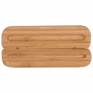 6 3/4" x 2 1/8" Bamboo Pen Case (Case only, pen not included)